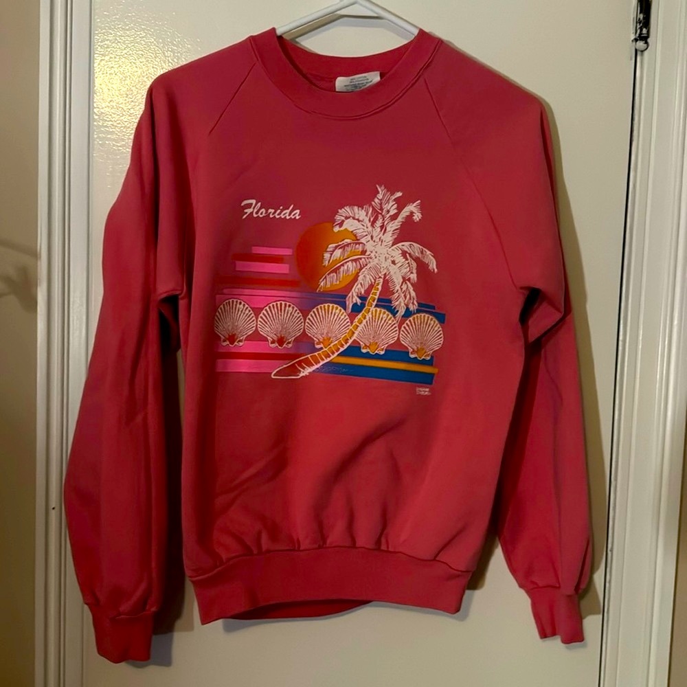 Vintage Florida Tourist Grandma Sweatshirt Size M